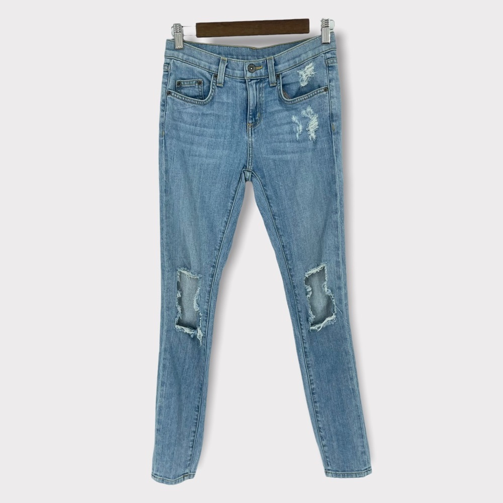 Carmar Busted Knee Distressed Skinny Jeans